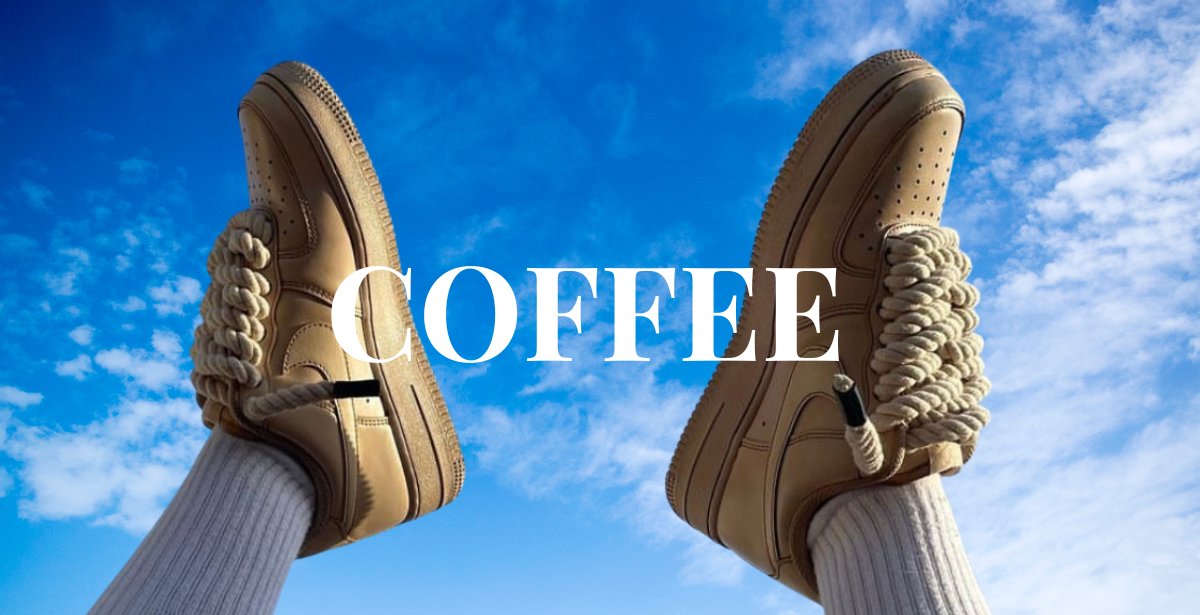nike air force 1 coffee dipped