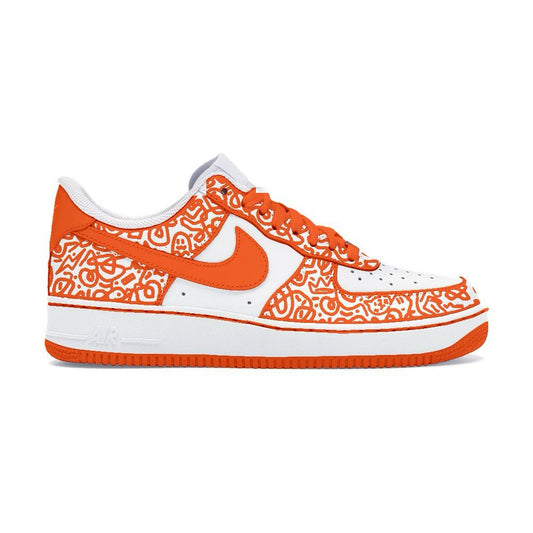 ORANGE DOODLE AF1