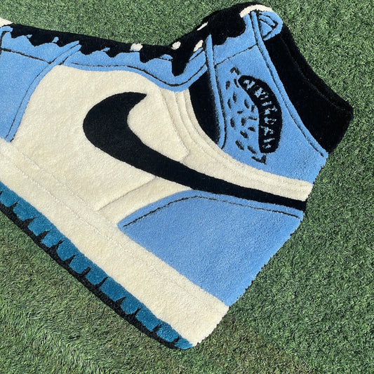 AIR JORDAN 1 UNIVERSITY - BLUE SNEAKER RUG